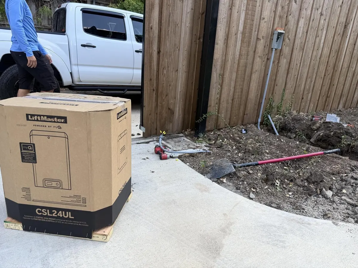 New LiftMaster CSL24UL delivered for installation.